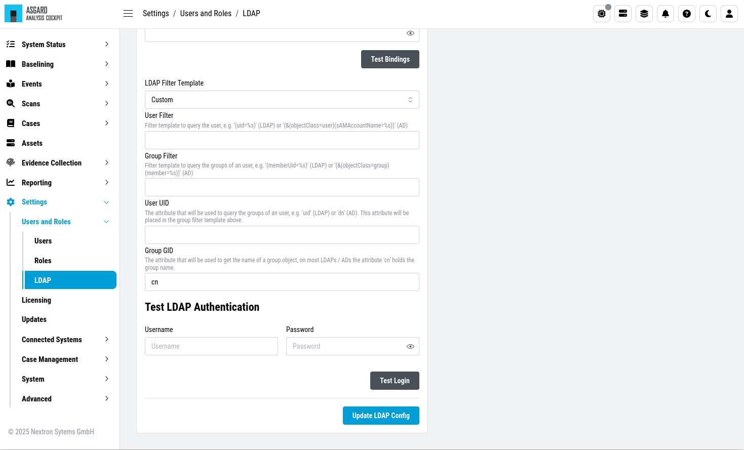 Configure LDAP