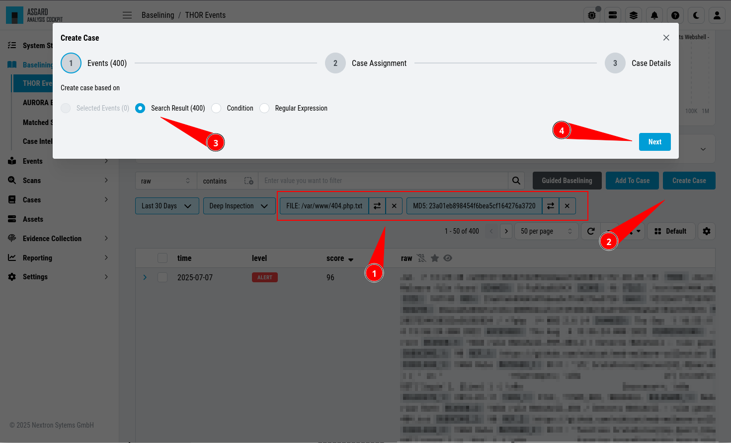 Search Result Case